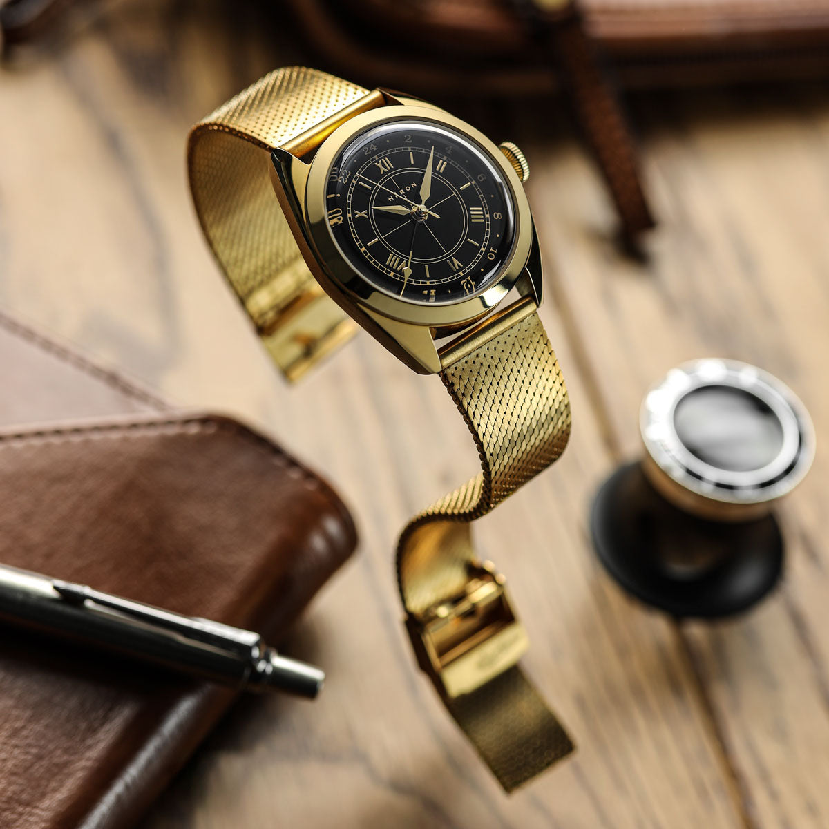 Calibre 1960 Mesh Watch Strap - PVD Black