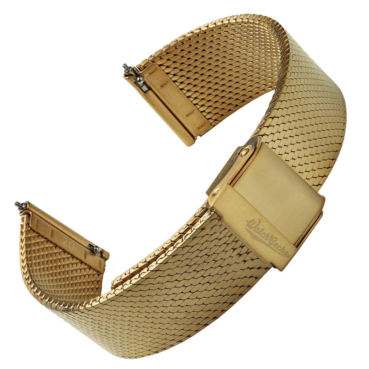 Calibre 1960 Mesh Watch Strap - PVD Gold