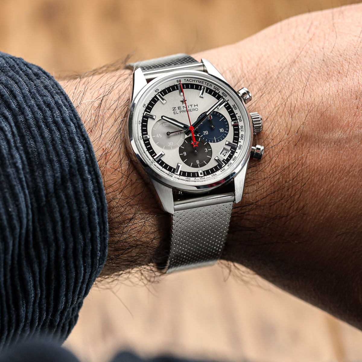 Calibre 1960 Mesh Watch Strap - PVD Gold