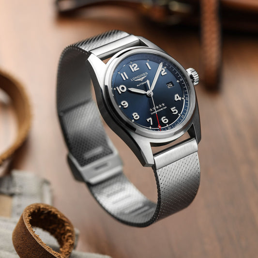 NEW Calibre 1960 Mesh Watch Strap - Brushed