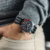 WatchGecko Ridge British Military Watch Strap - Classic Bond