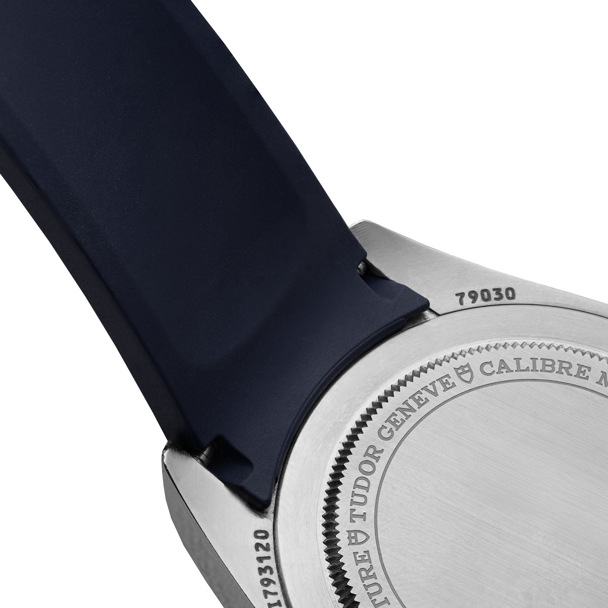 WatchGecko Tudor Black Bay 58 Style Rubber Watch Strap -  Blue