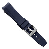 WatchGecko Tudor Black Bay 58 Style Rubber Watch Strap -  Blue