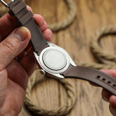 WatchGecko Premium Rubber Watch Strap to fit Tudor Black Bay 58 -  White