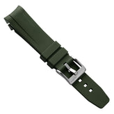 WatchGecko Premium Rubber Watch Strap to fit Tudor Black Bay 58 -  Green