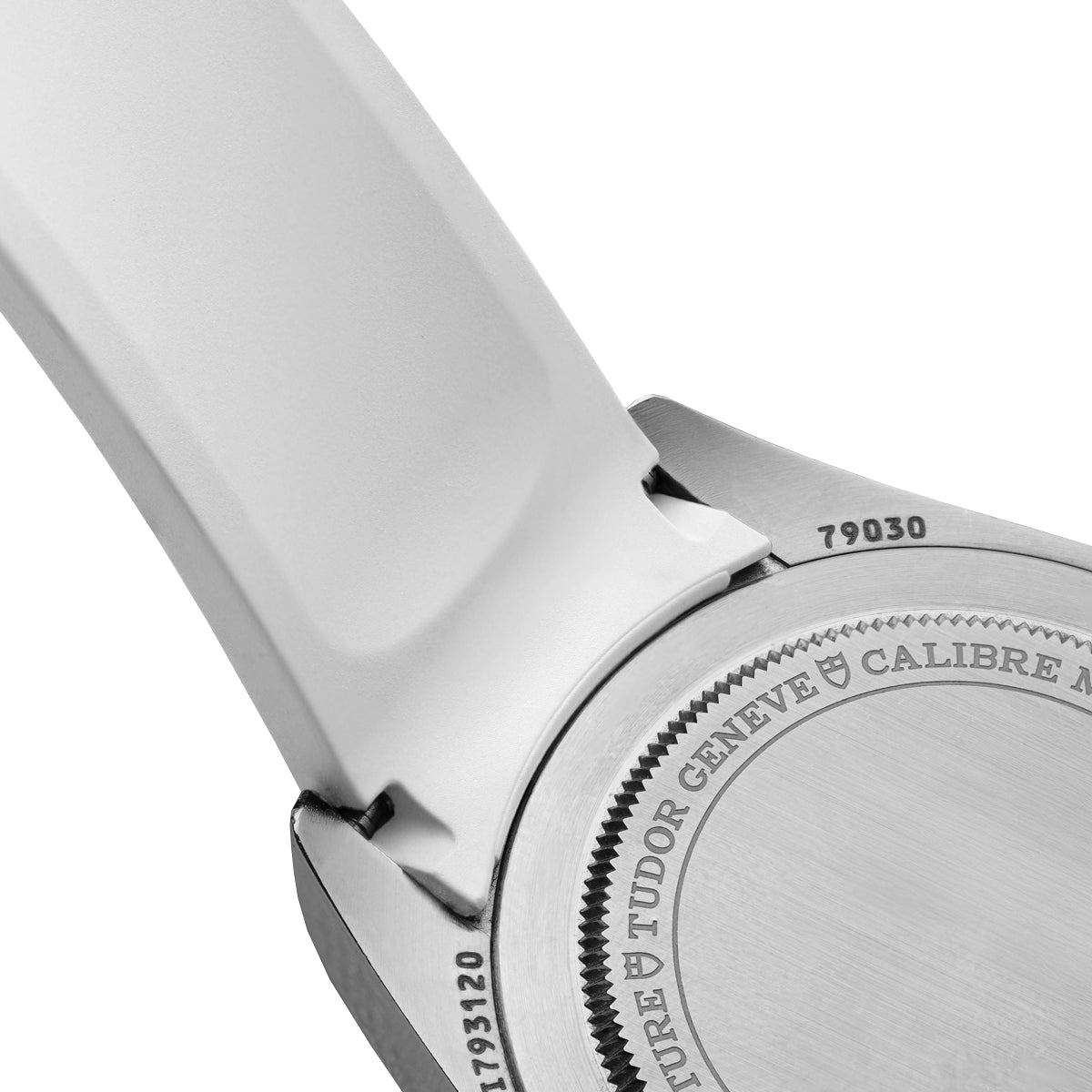 WatchGecko Tudor Black Bay 58 Style Rubber Watch Strap - White