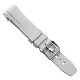 WatchGecko Tudor Black Bay 58 Style Rubber Watch Strap -  White