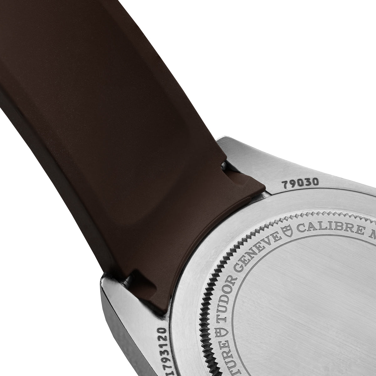 WatchGecko Tudor Black Bay 58 Style Rubber Watch Strap -  Brown