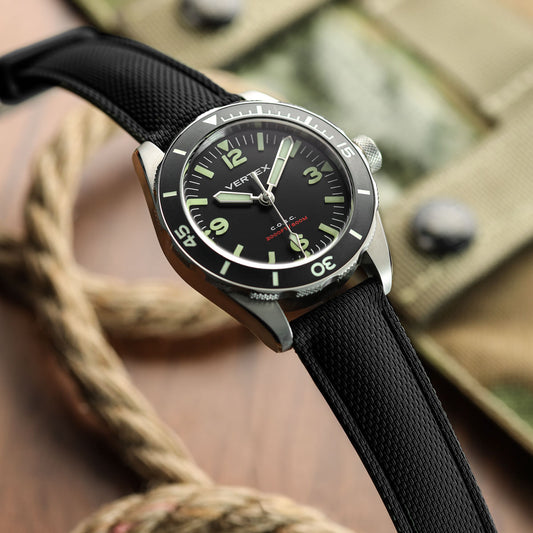 Breakwater FKM Rubber Strap - Black