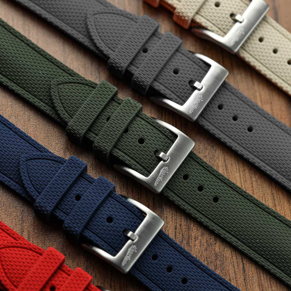 Breakwater FKM Rubber Strap - Green