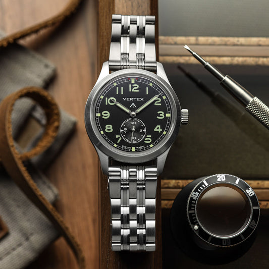 Seabrook Solid Stainless Steel Metal Bracelet Watch Strap