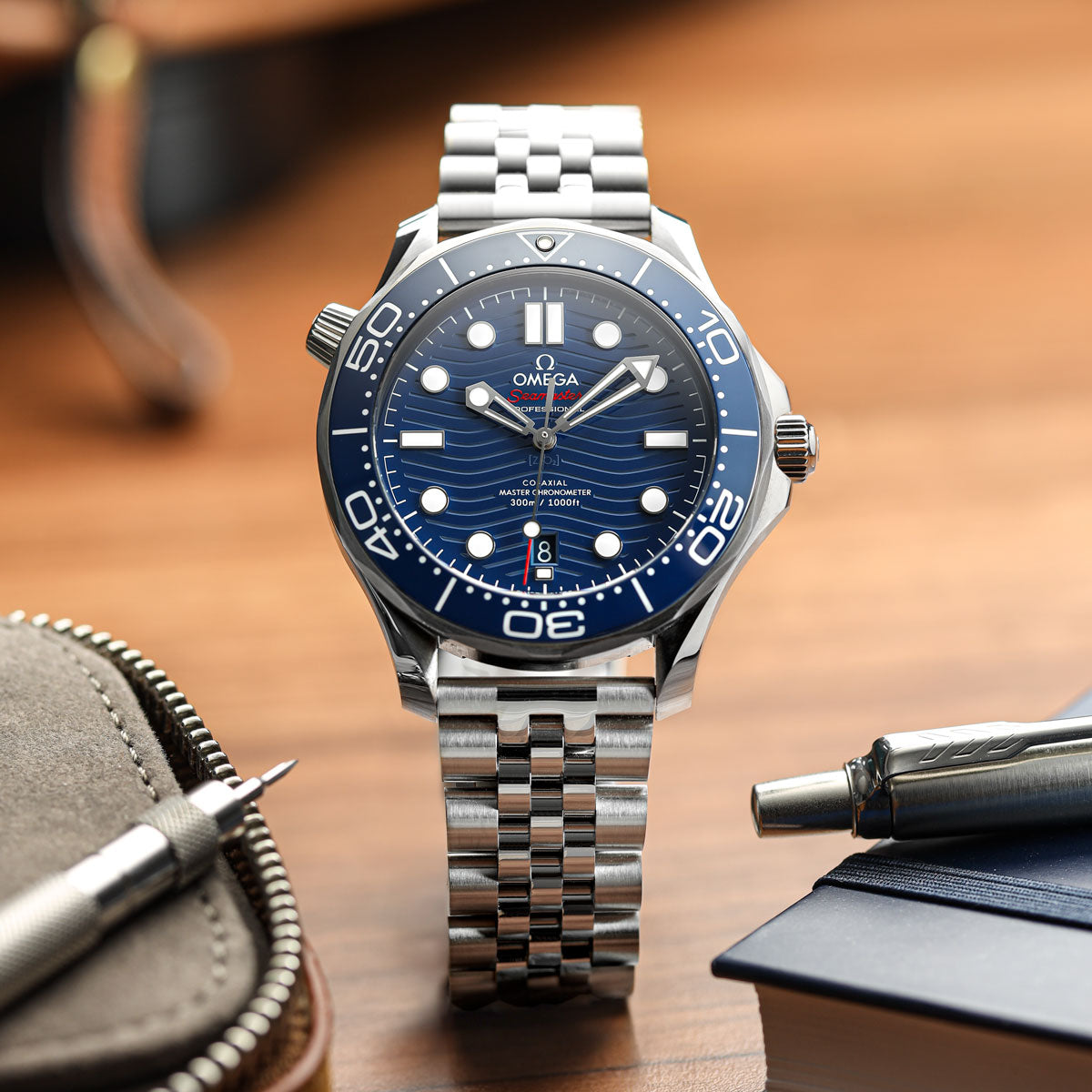 Warrington Stainless Steel Watch Braelet - Polished Centre Links