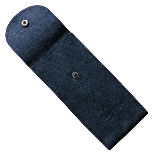 WatchGecko Faux Suede Pouch - Blue