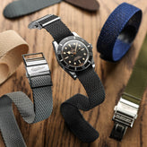 OCTOPOD Perlon Nylon Watch Strap - Onyx