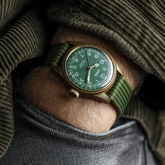 OCTOPOD Naval-Marine Fabric Watch Strap - Olive Drab