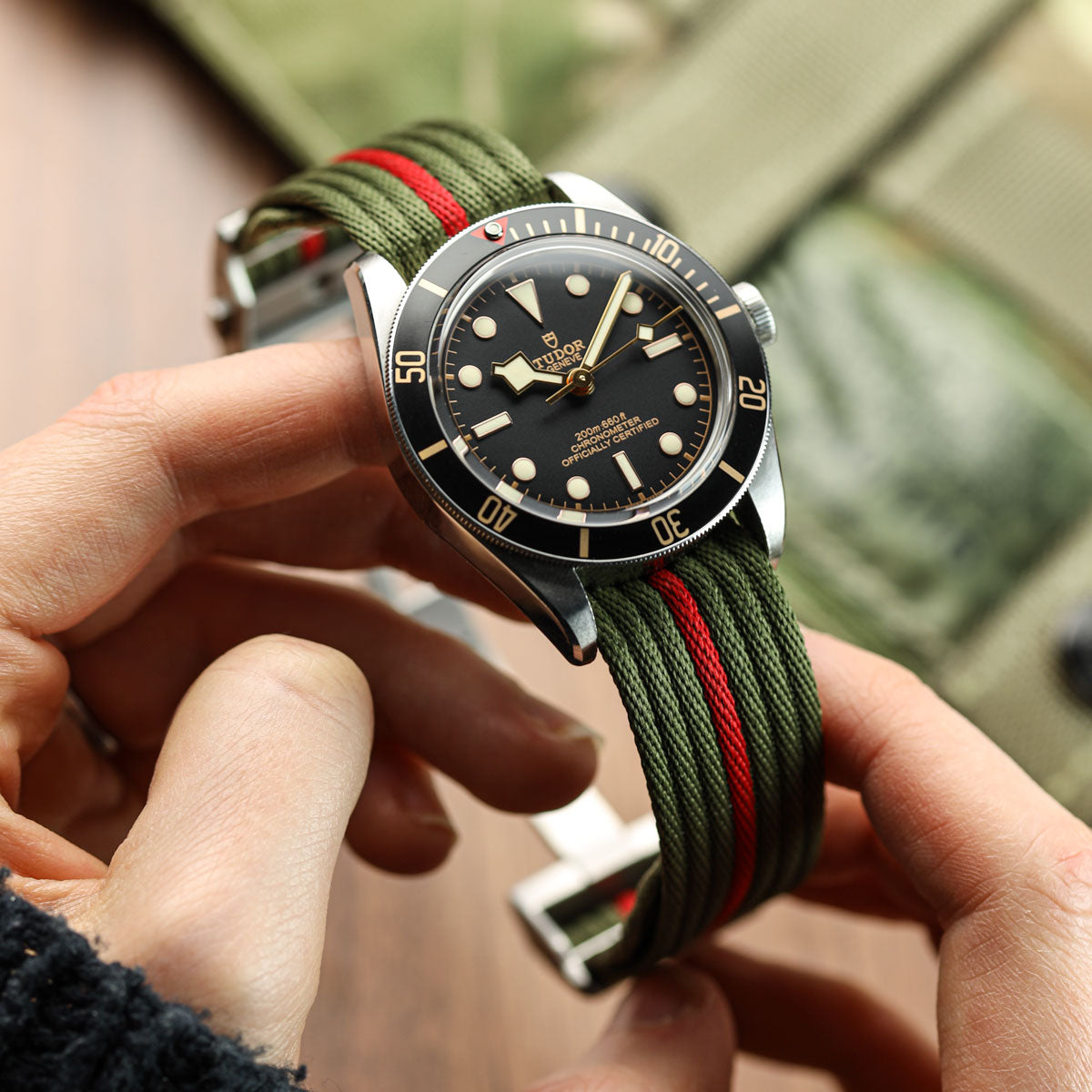 OCTOPOD Naval-Marine Fabric Watch Strap - Tactical Dune