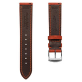 Ravello Tuscan Leather Watch Strap - Rust