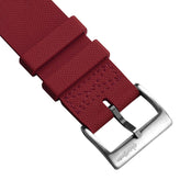 TidalPass British Military FKM Rubber Watch Strap - Burgundy