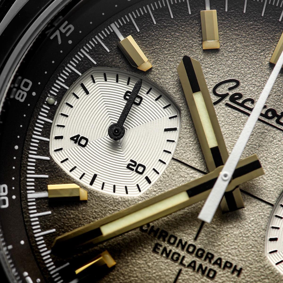 Chronotimer Chronograph Watch Brown Fumé Dial LIKE NEW