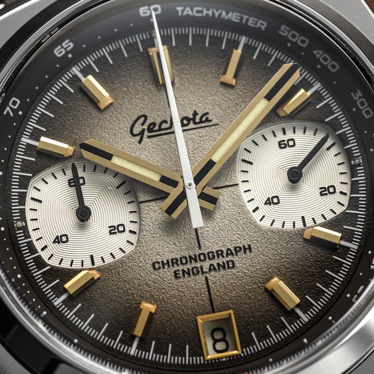 Chronotimer Chronograph Watch Brown Fumé Dial LIKE NEW