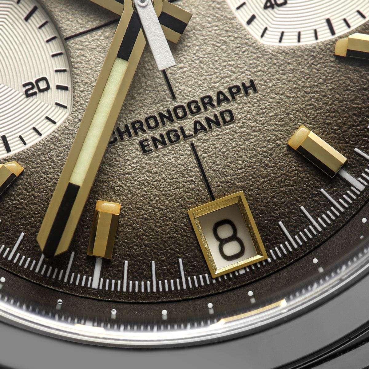 Chronotimer Chronograph Watch Brown Fumé Dial LIKE NEW