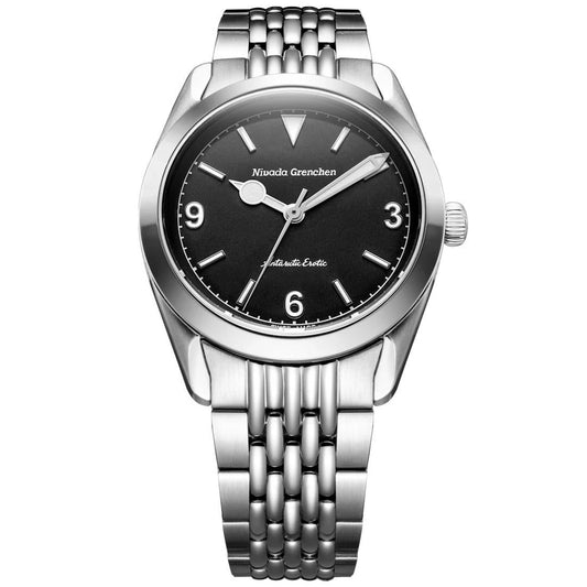 Nivada Grenchen Antarctic Erotic Black with white Super Luminova