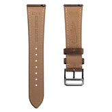 Flat Leather Watch Strap - Pastel Chestnut Brown