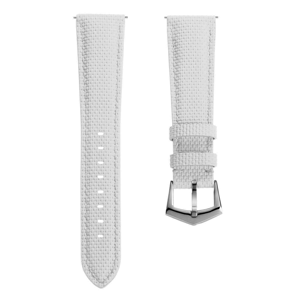 Waypoint Rubber Watch Strap - Sail White | WatchGecko