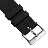 TidalPass British Military FKM Rubber Watch Strap - Black
