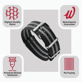 WatchGecko Ridge British Military Watch Strap - Classic Bond