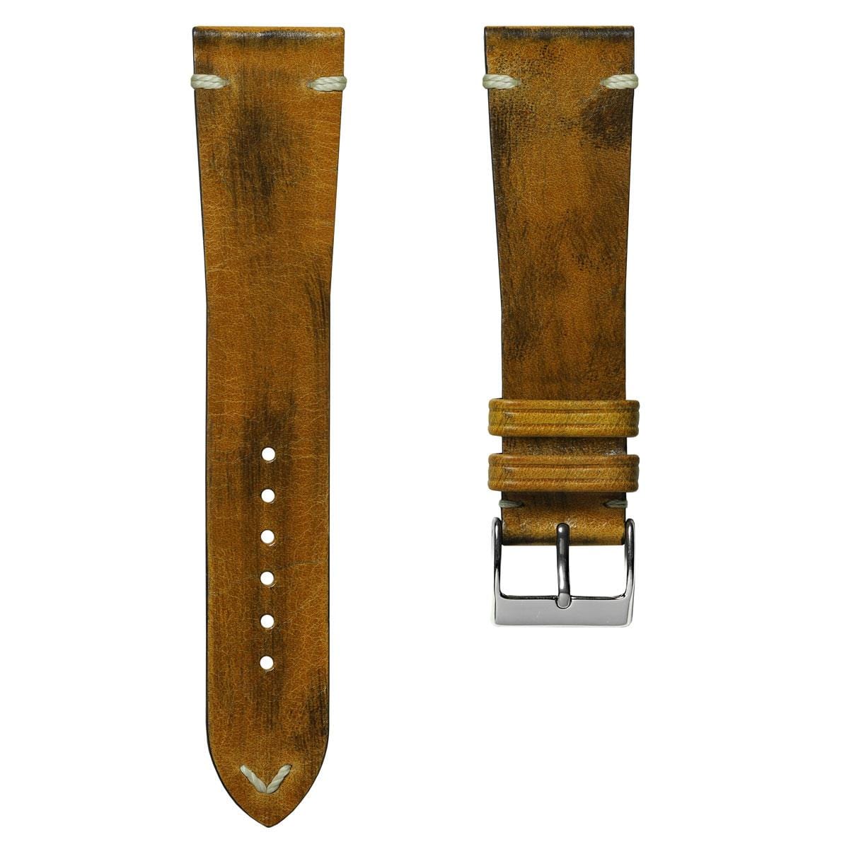 Bormio Handmade Italian Ibiza Leather Watch Strap - Ibiza Honey