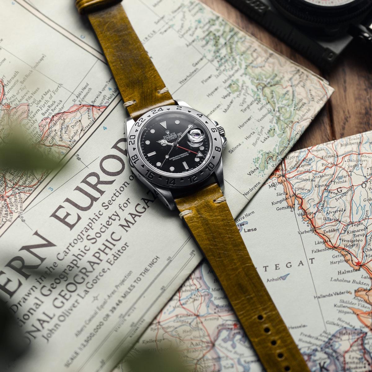 Bormio Handmade Italian Ibiza Leather Watch Strap - Ibiza Honey