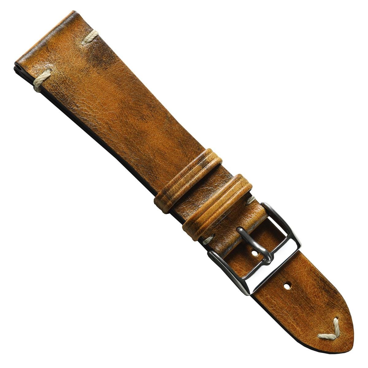 Bormio Handmade Italian Ibiza Leather Watch Strap - Ibiza Honey