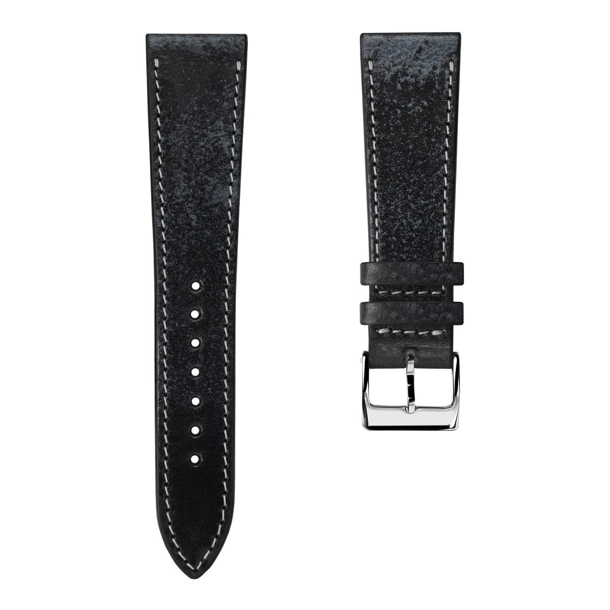 Radstock Vintage Genuine Leather Watch Strap - Vintage Black Radstock Vintage Genuine Leather Watch Strap - Vintage Black
