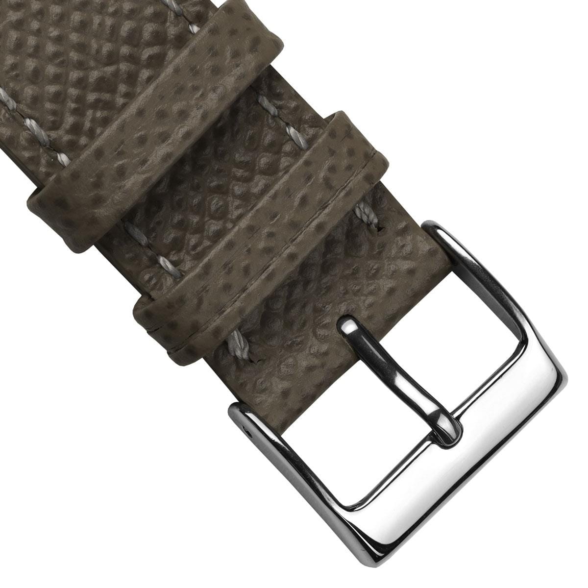 Sestriere Hand Stitched Italian Leather Watch Strap - Alpine Earth