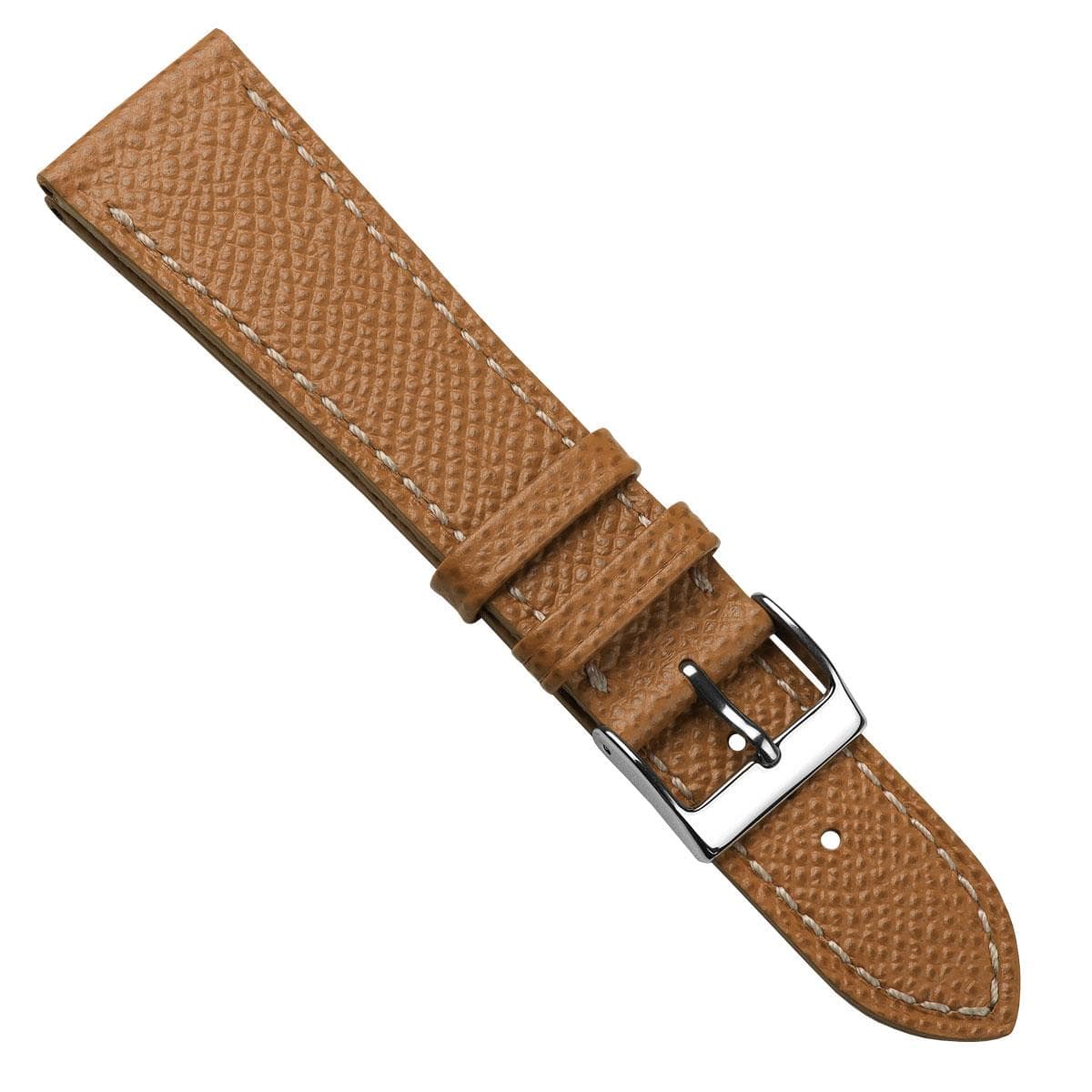 Sestriere Hand Stitched Italian Leather Watch Strap - Alpine Honey