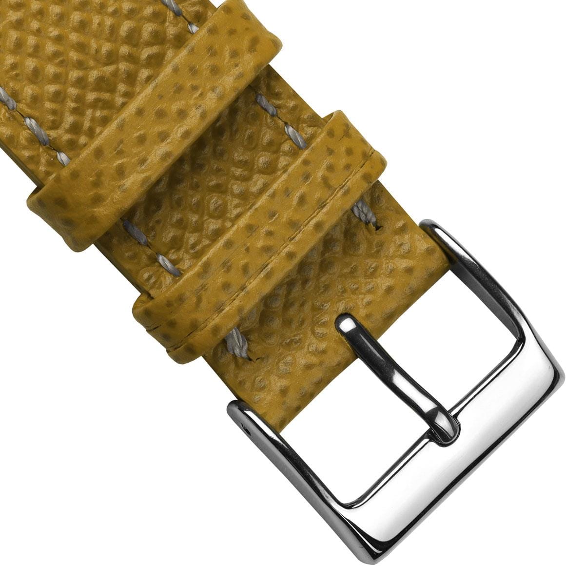 Sestriere Hand Stitched Italian Leather Watch Strap - Alpine Yellow
