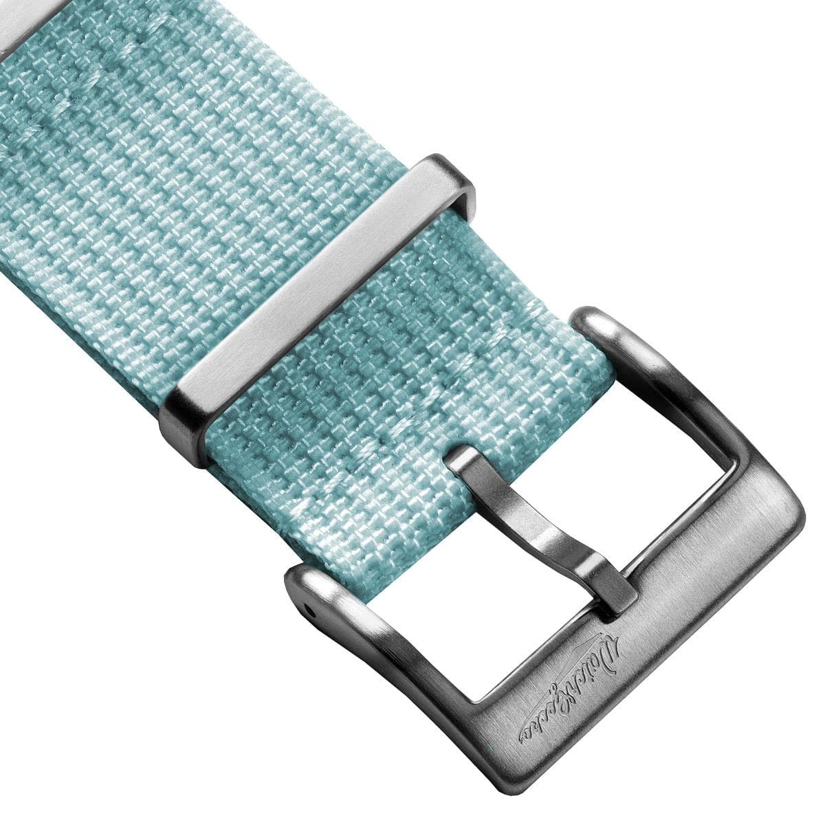 WatchGecko Ridge British Military Watch Strap - Light Blue