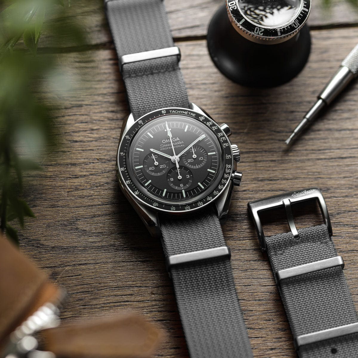 Ridge British Military Watch Strap - Baby Blue