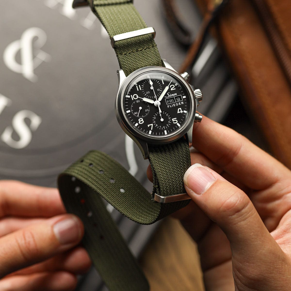 Ridge British Military Watch Strap - Baby Blue