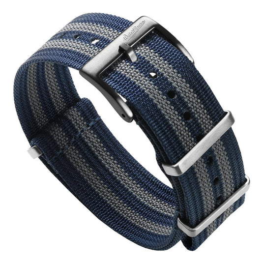 WatchGecko Ridge British Military Watch Strap - Navy Bond