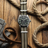 WatchGecko Ridge British Military Watch Strap - NTTD Bond