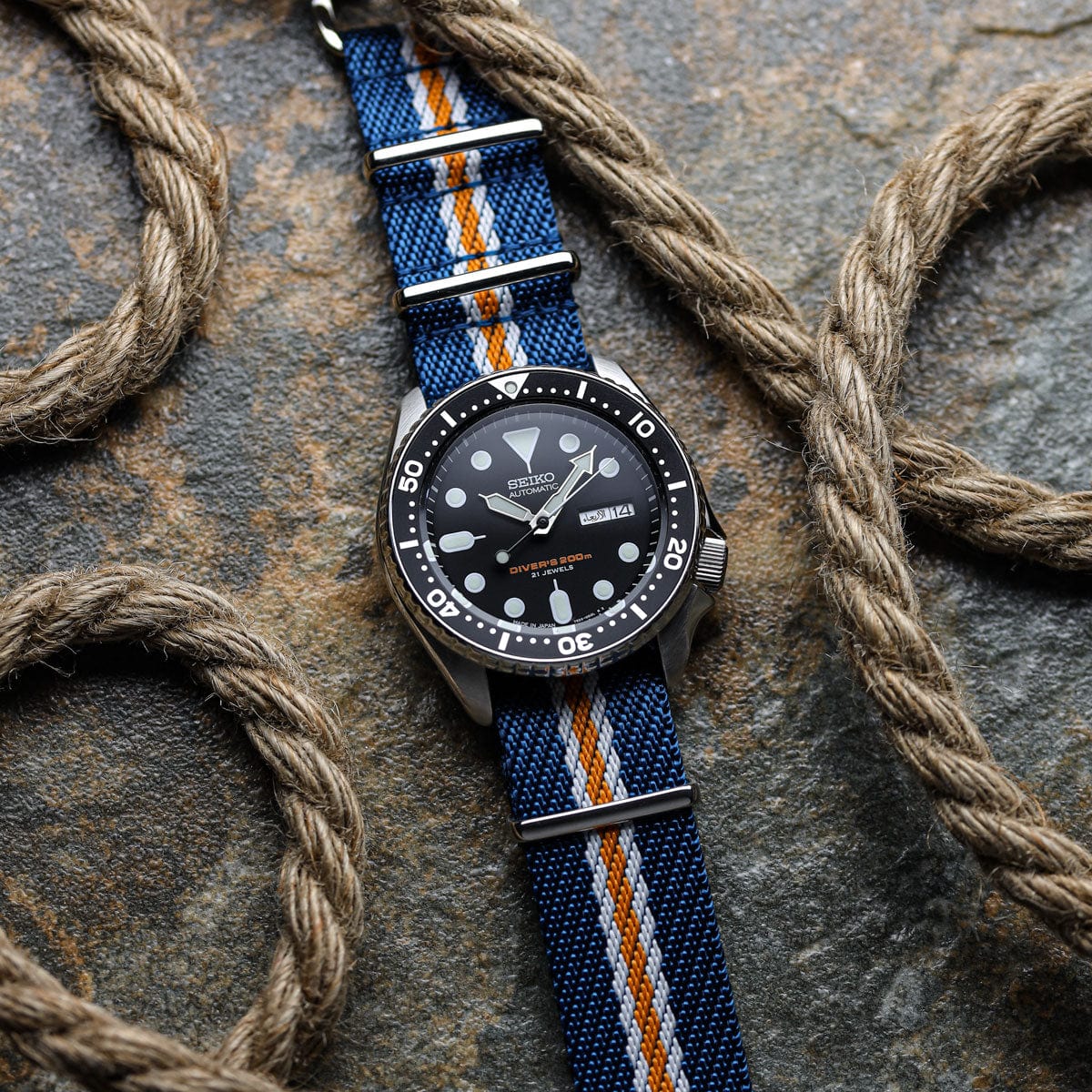 ZULUDIVER 1973 British Military Watch Strap: INFANTRY - Titan