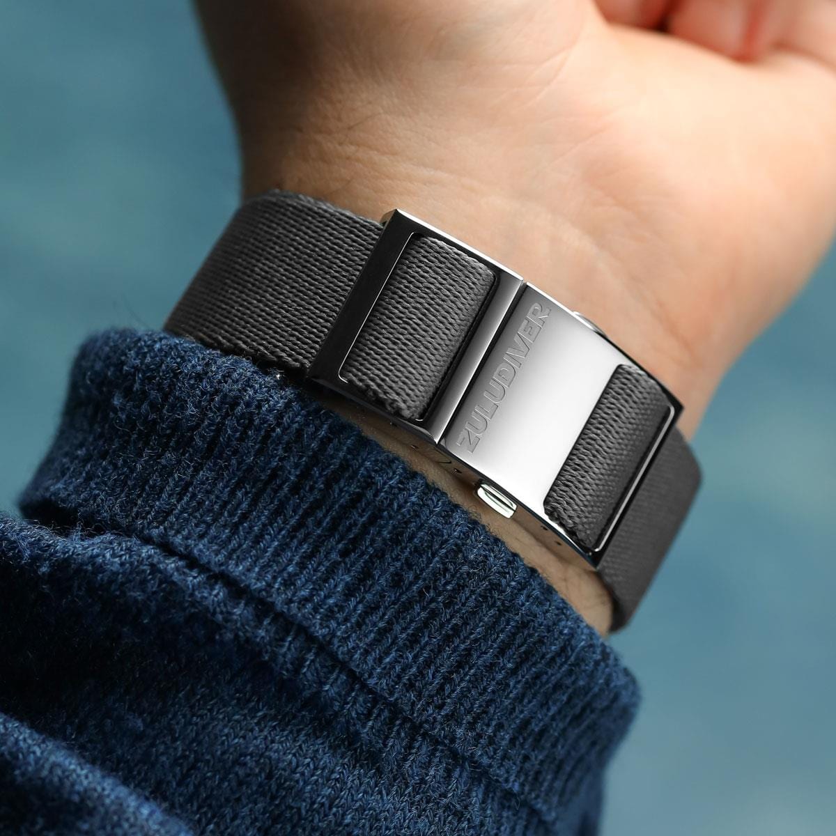 OCTOPOD Apex Nylon Watch Strap - Titanium Grey