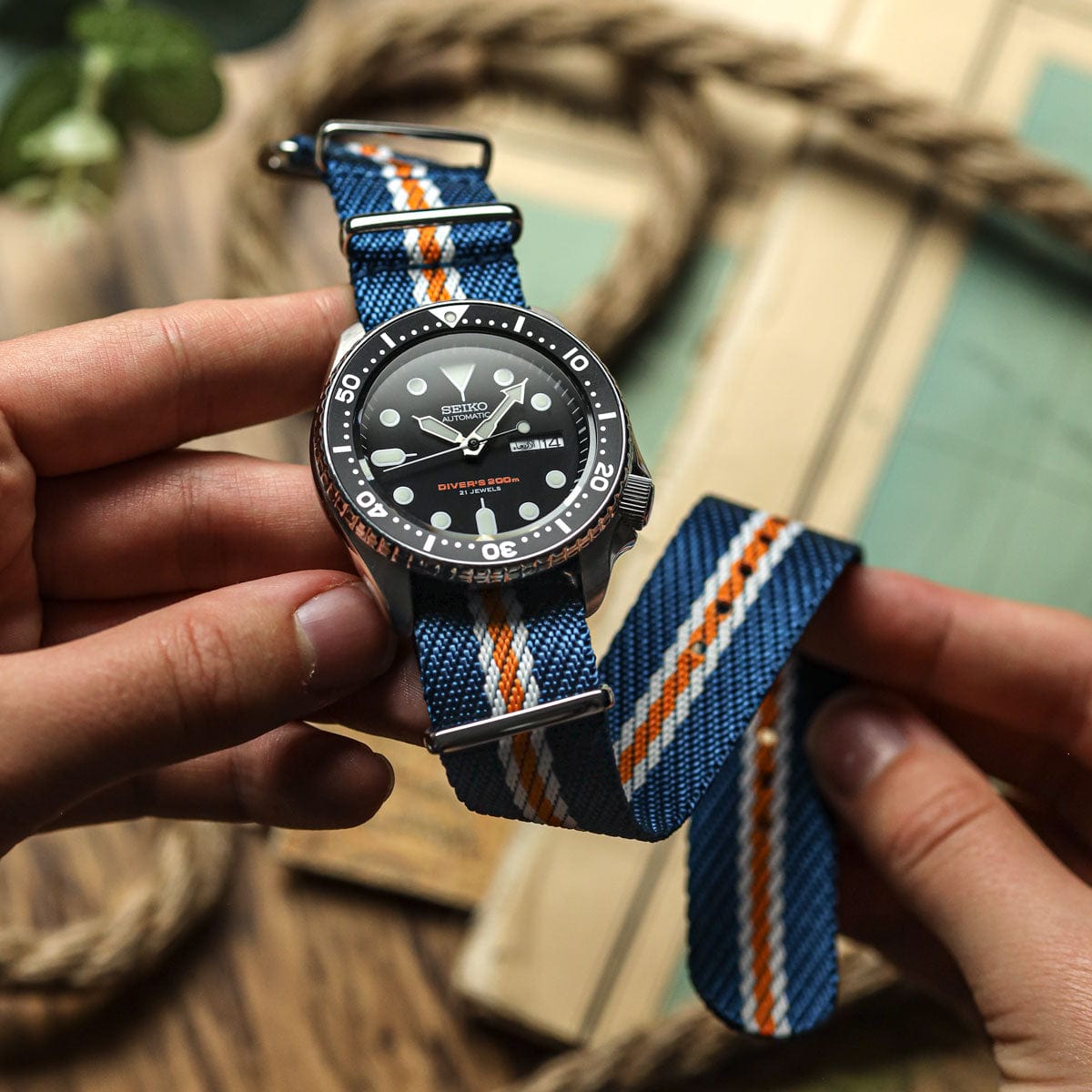 ZULUDIVER 1973 British Military Watch Strap: INFANTRY - Terrier