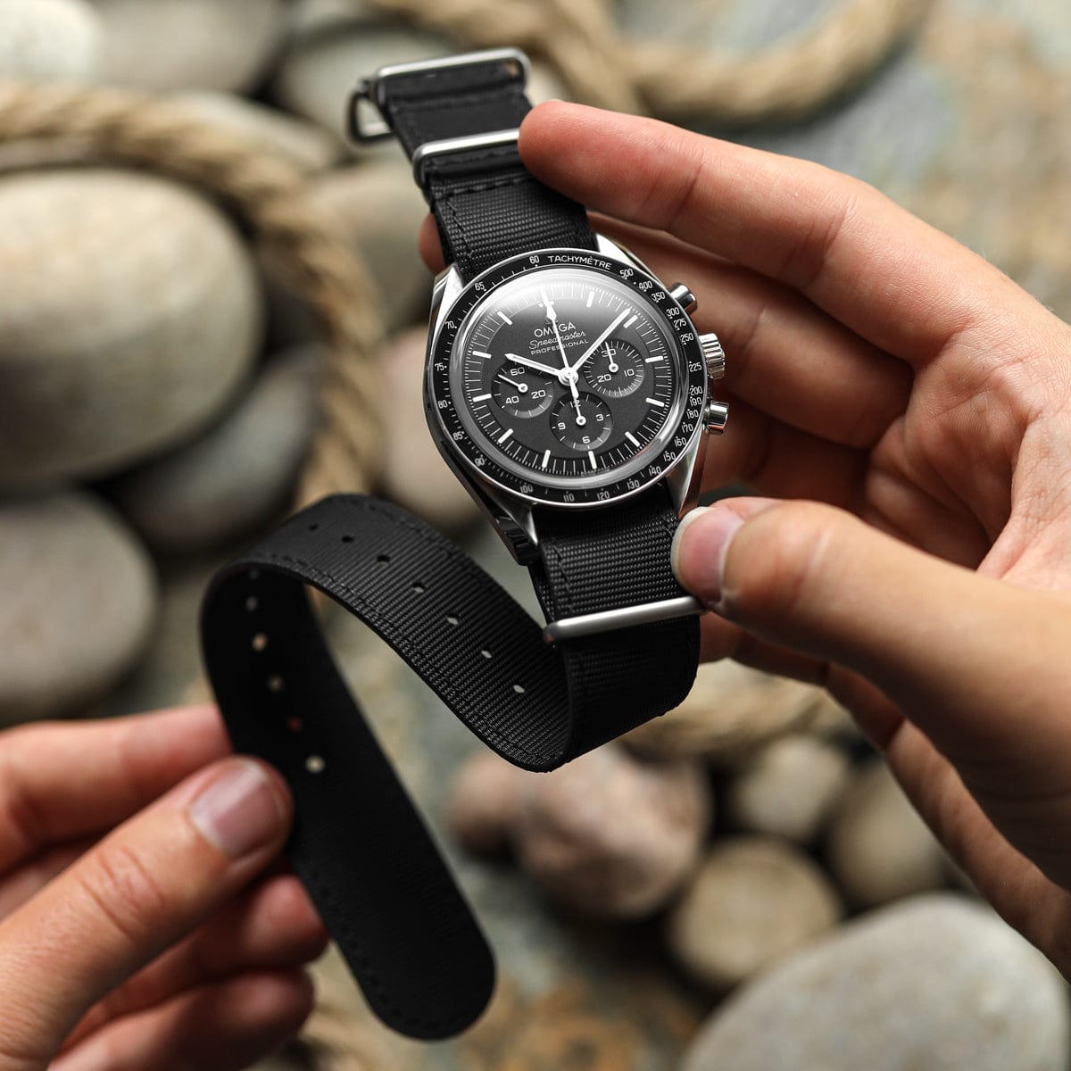 ZULUDIVER British Military Watch Strap: TYPHOON Sailcloth - Sandblasted