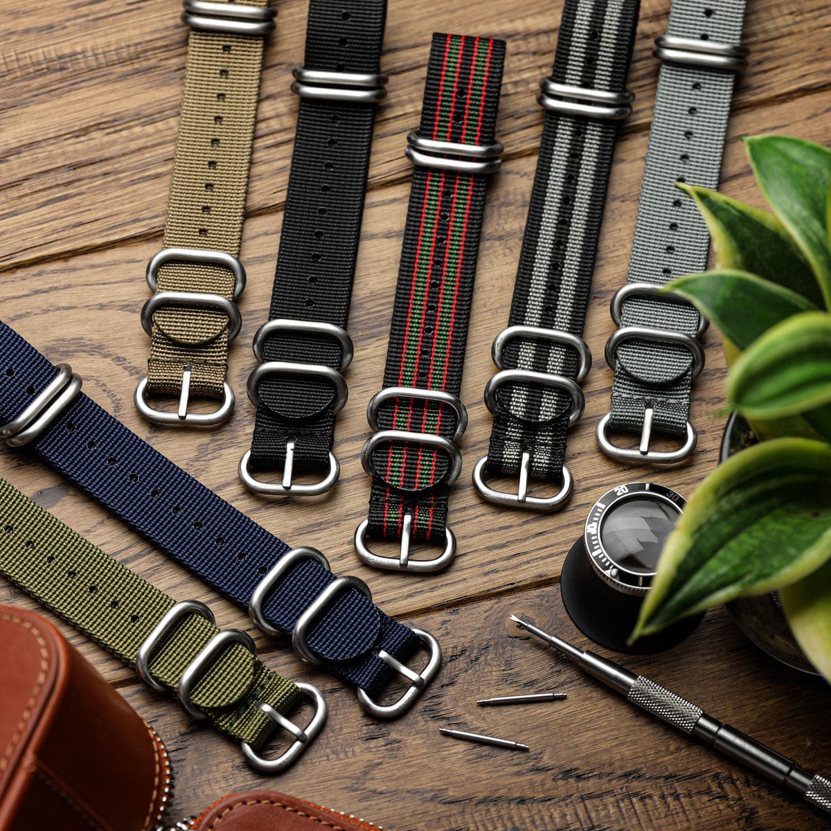 ZULUDIVER 1973 British Military Watch Strap: ZULU - Admiralty Grey