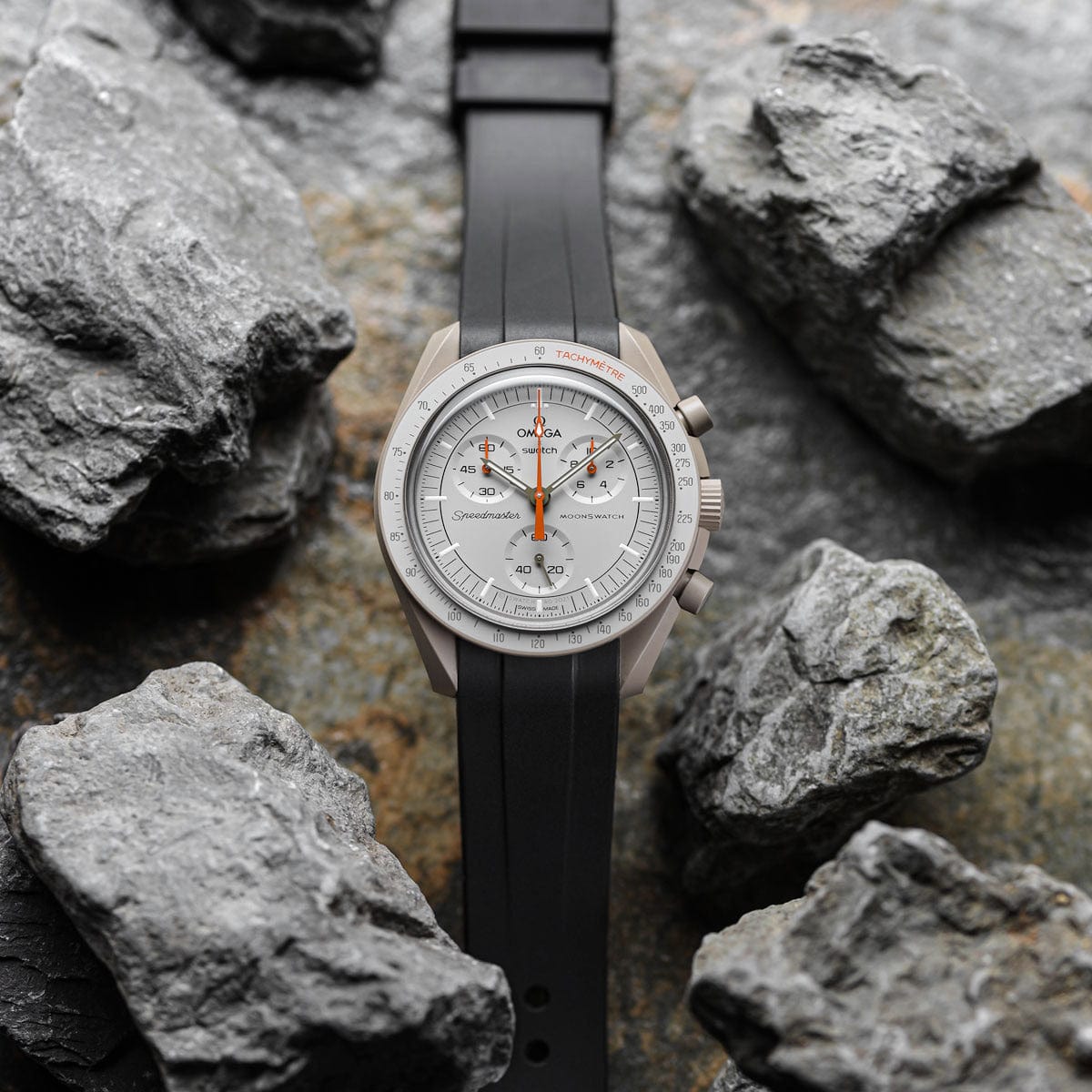 ZULUDIVER Kingsand Curved End Rubber Watch Strap (MKII)