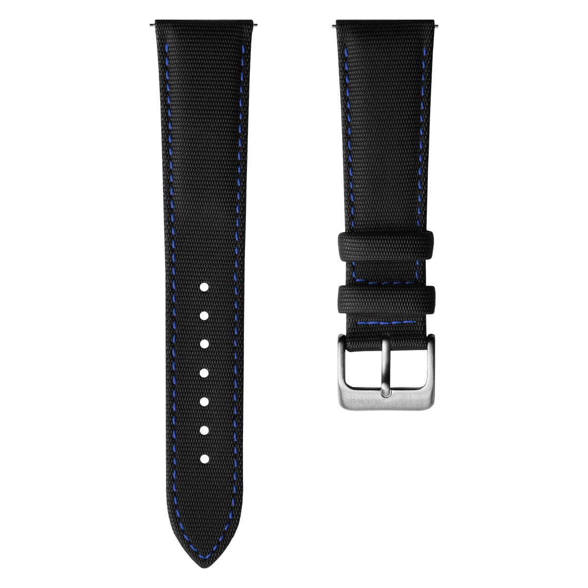 ZULUIDIVER Mayday Regatta Sailcloth Divers Watch Strap - Blue