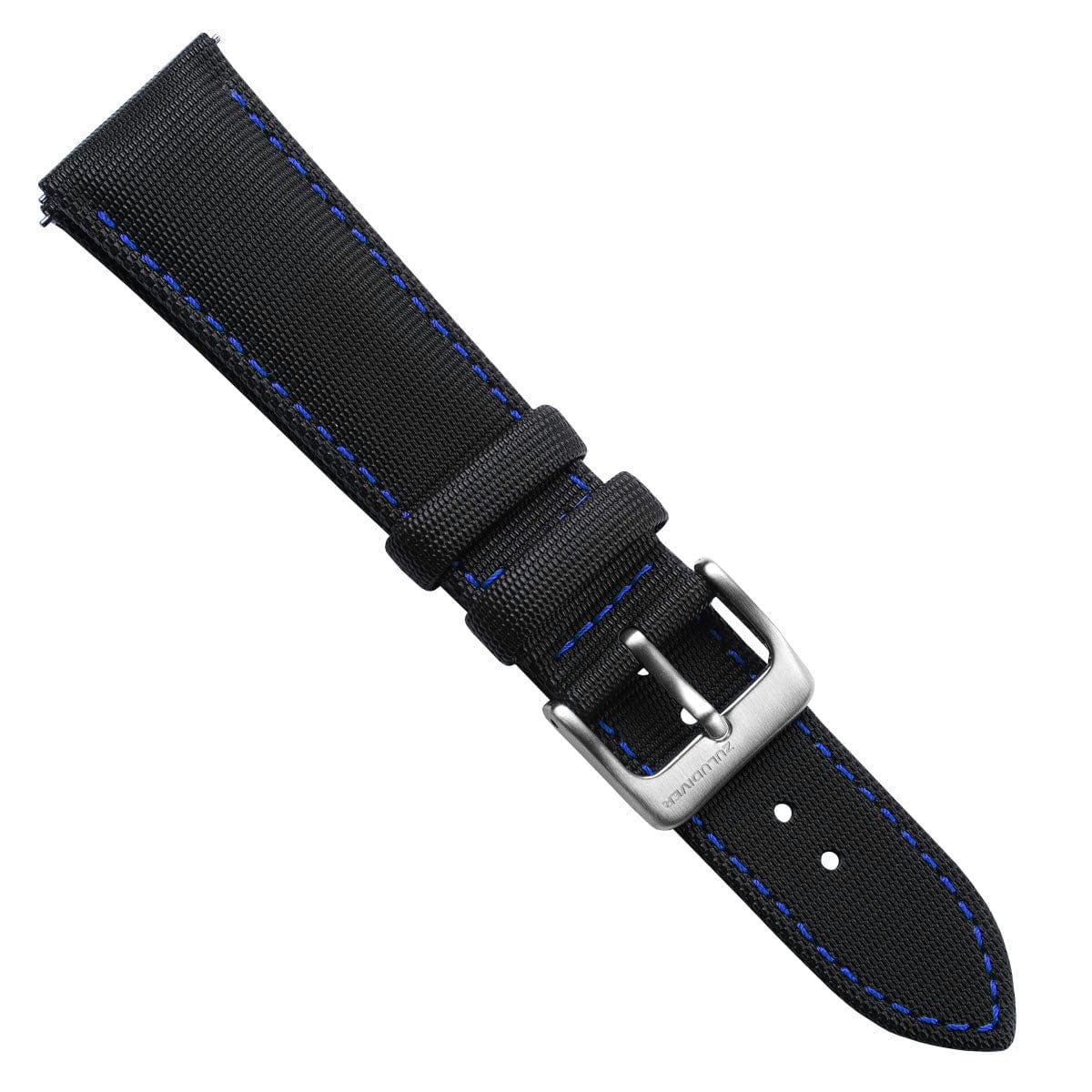 ZULUIDIVER Mayday Regatta Sailcloth Divers Watch Strap - Blue